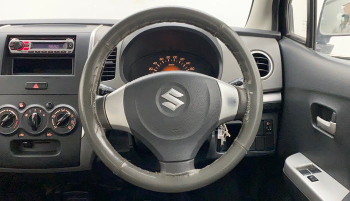 2011 Maruti Wagon R 1.0 LXI, Petrol, Manual, 66,805 km, Steering Wheel Close Up