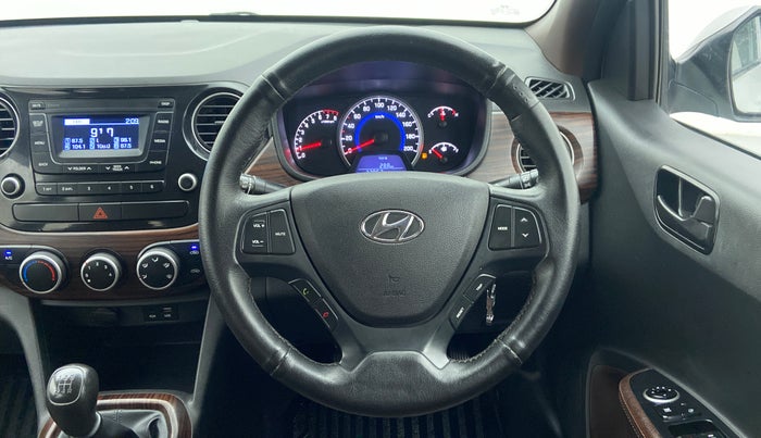 2018 Hyundai Grand i10 MAGNA 1.2 VTVT, Petrol, Manual, 22,972 km, Steering Wheel Close Up