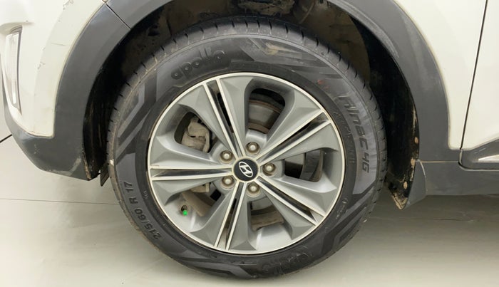 2016 Hyundai Creta SX PLUS AT 1.6 PETROL, Petrol, Automatic, 55,911 km, Left Front Wheel