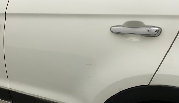 2016 Hyundai Creta SX PLUS AT 1.6 PETROL, Petrol, Automatic, 55,911 km, Rear left door - Minor scratches