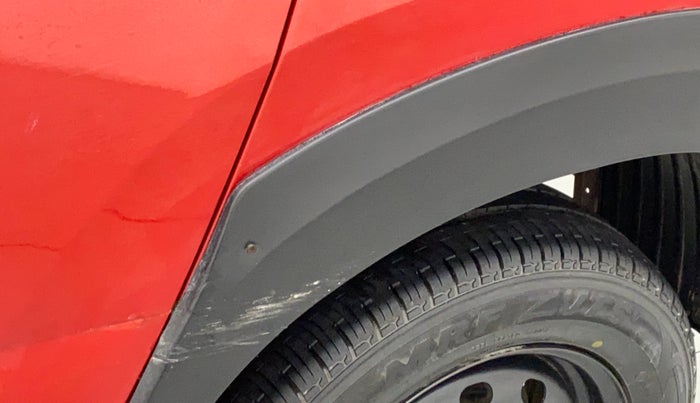 2017 Mahindra KUV 100 NXT K4+ 6S, Petrol, Manual, 20,536 km, Left quarter panel - Cladding has minor damage