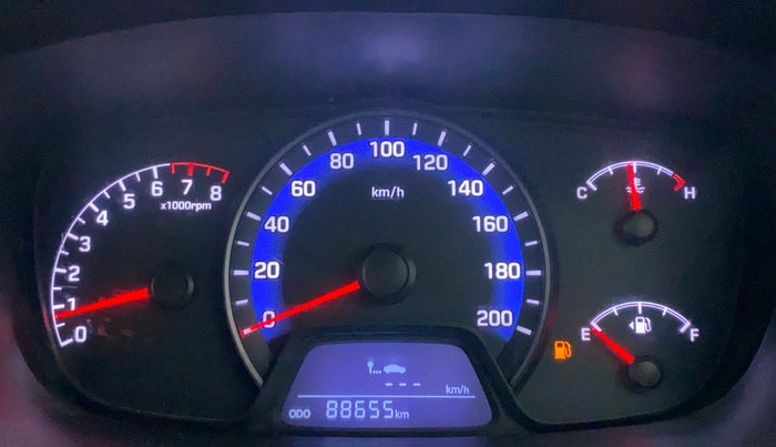2014 Hyundai Xcent BASE 1.2, Petrol, Manual, 88,916 km, Odometer Image