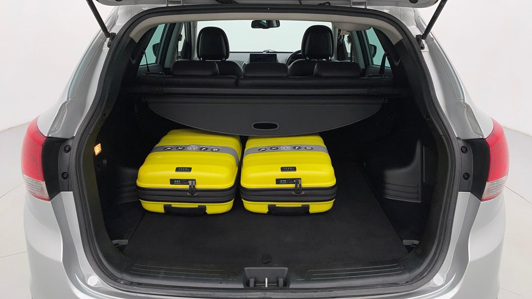 Boot Inside View with Luggage