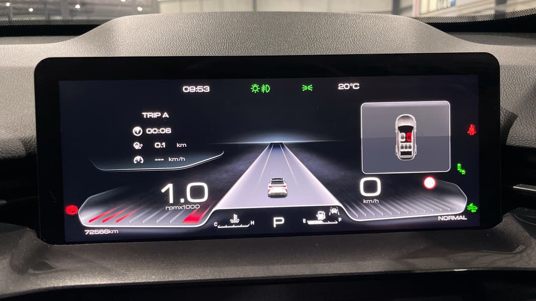 2022 GWM Haval H6gt Ultra (4WD), Automatic, 72566 km, Odometer View