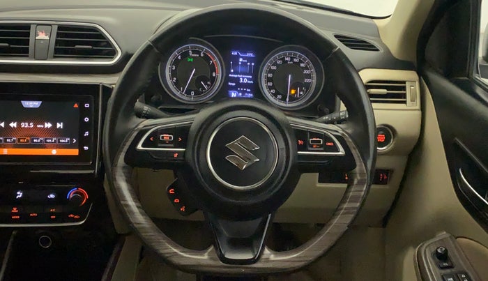 2020 Maruti Dzire ZXI PLUS AMT, Petrol, Automatic, 55,907 km, Steering Wheel Close Up