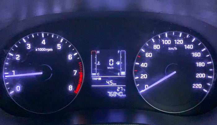 2016 Hyundai Creta 1.6 S, Petrol, Manual, 76,942 km, Odometer Image
