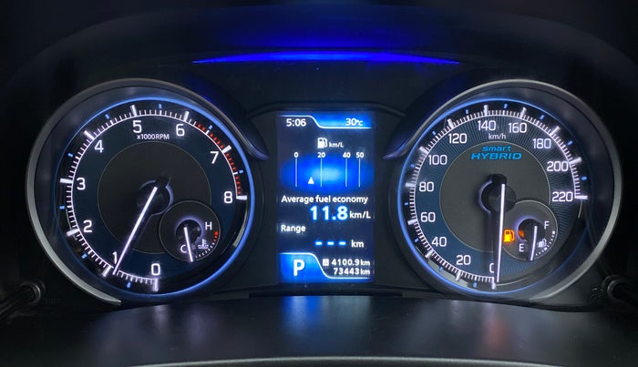 2019 Maruti XL6 ALPHA AT SHVS, Petrol, Automatic, 73,478 km, Odometer Image