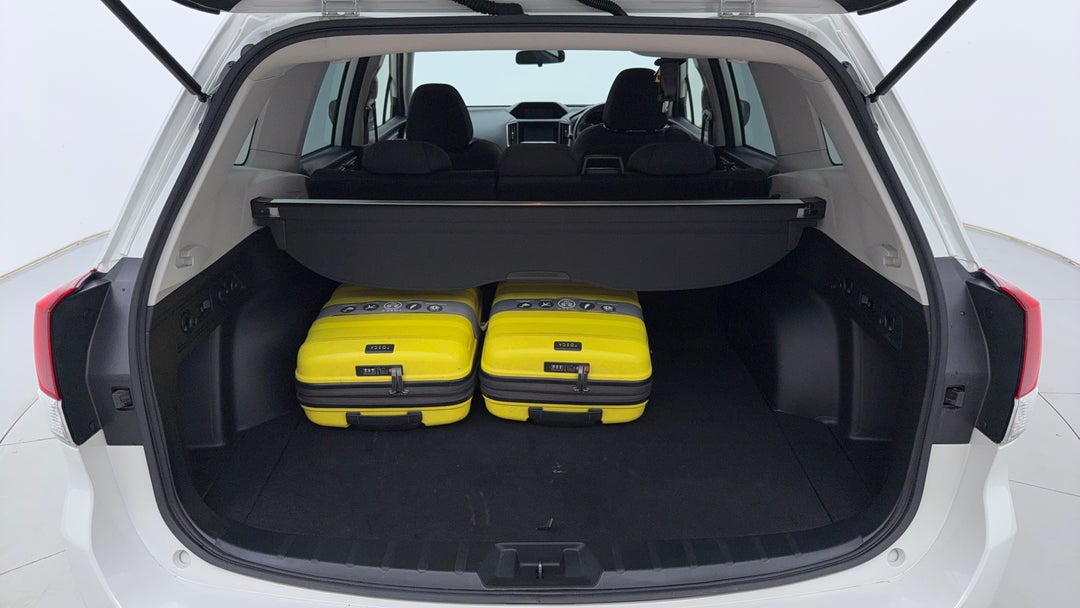Boot Inside View with Luggage