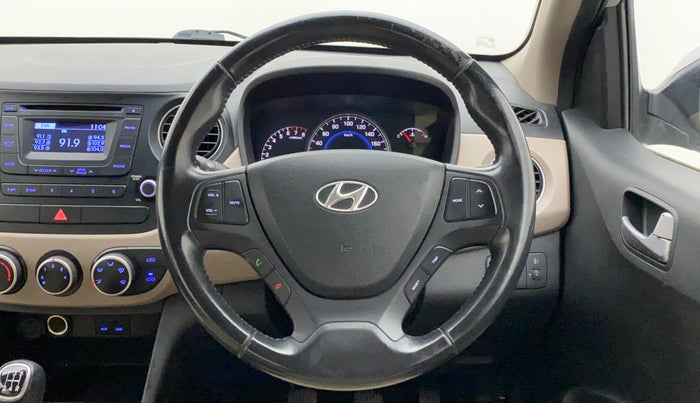 2014 Hyundai Grand i10 ASTA 1.2 KAPPA VTVT, Petrol, Manual, 37,258 km, Steering Wheel Close Up