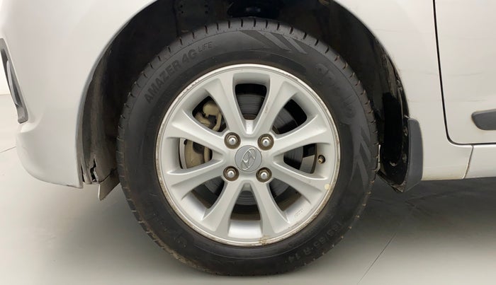 2014 Hyundai Grand i10 ASTA 1.2 KAPPA VTVT, Petrol, Manual, 37,258 km, Left Front Wheel