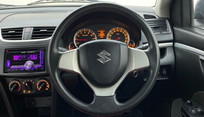 2012 Maruti Swift VXI, Petrol, Manual, 44,300 km, Steering Wheel Close Up