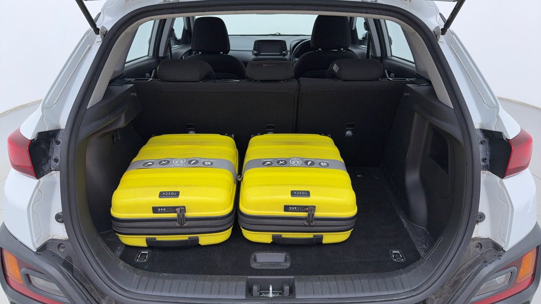 Boot Inside View with Luggage