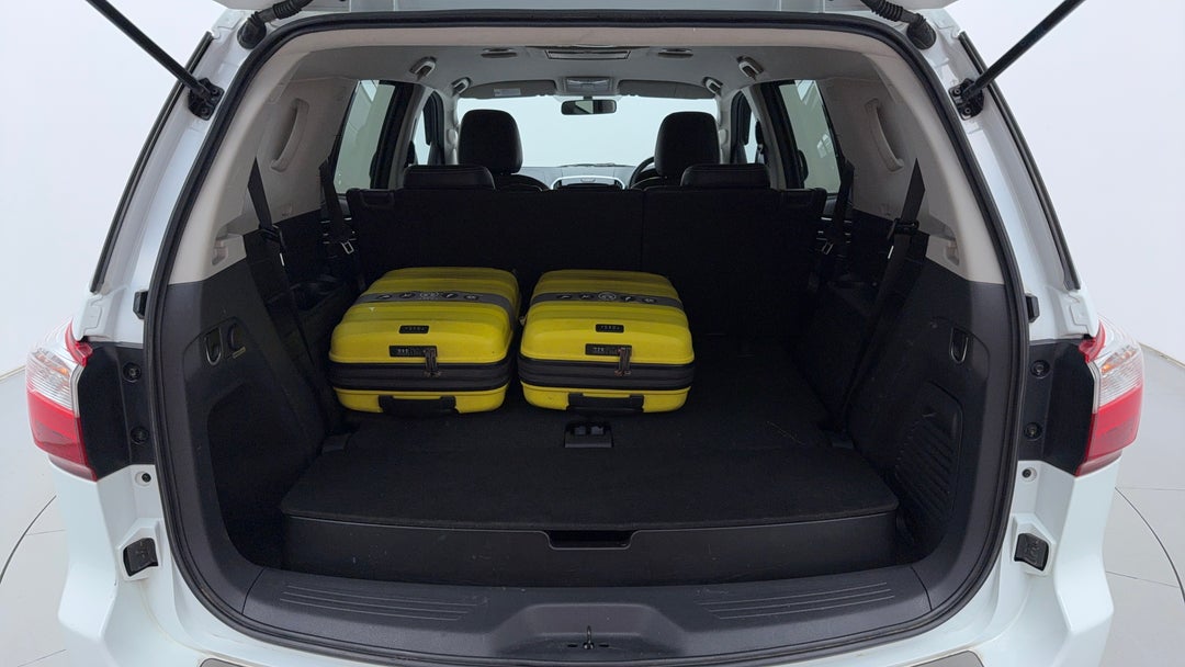 Boot Inside View with Luggage
