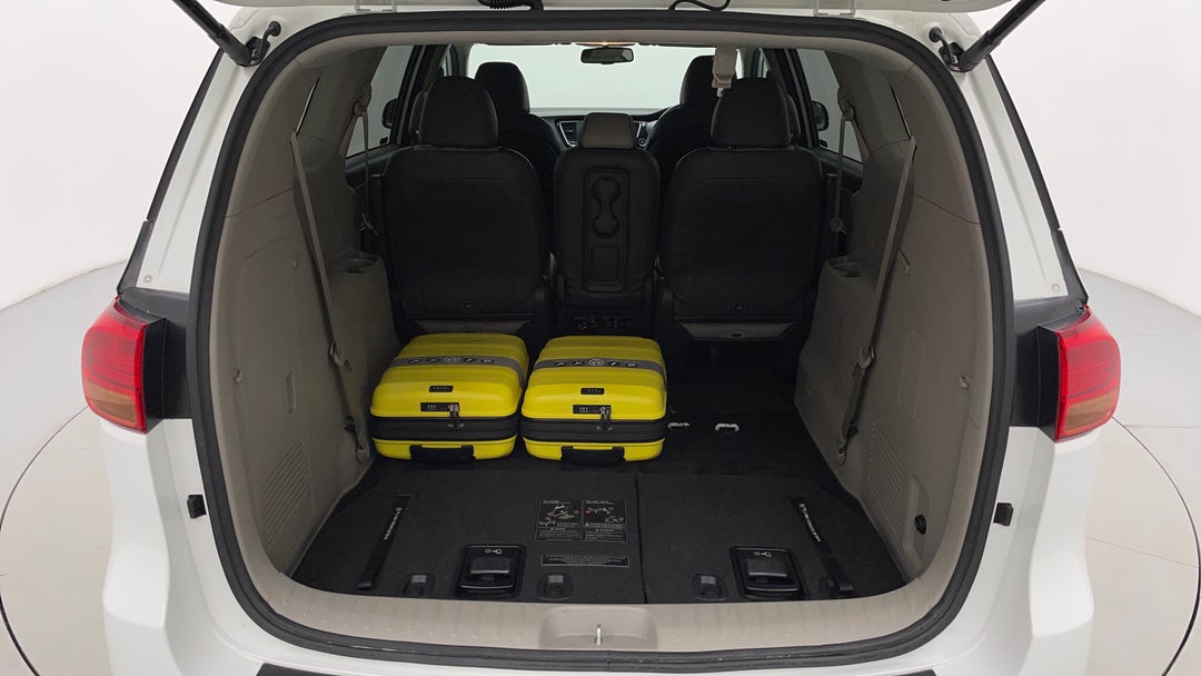 Boot Inside View with Luggage