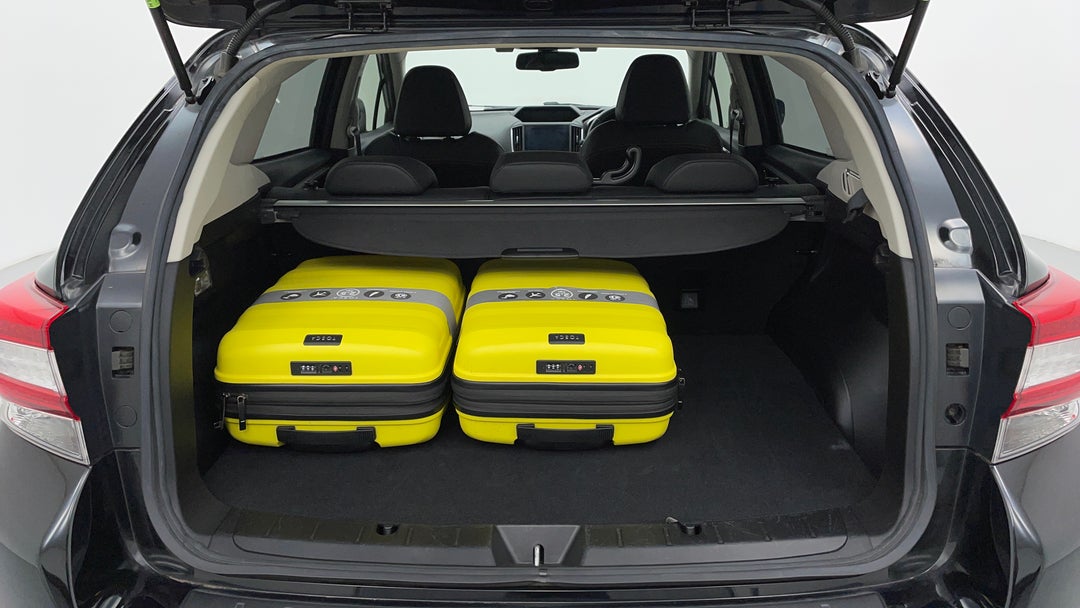 Boot Inside View with Luggage