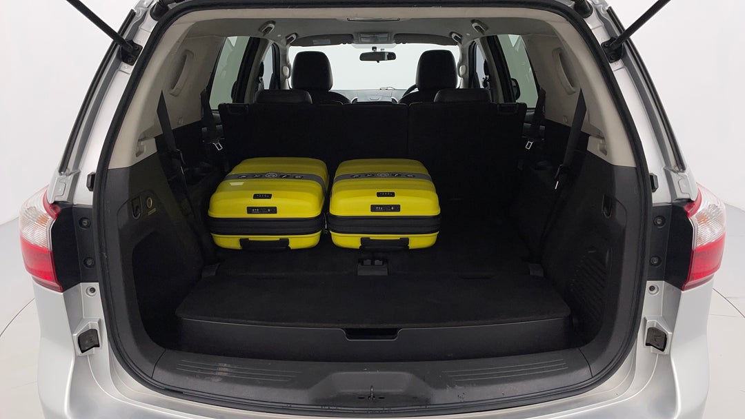Boot Inside View with Luggage