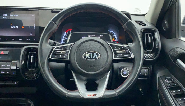 2021 KIA SONET GTX + 1.0 IMT, Petrol, Manual, 33,626 km, Steering Wheel Close Up