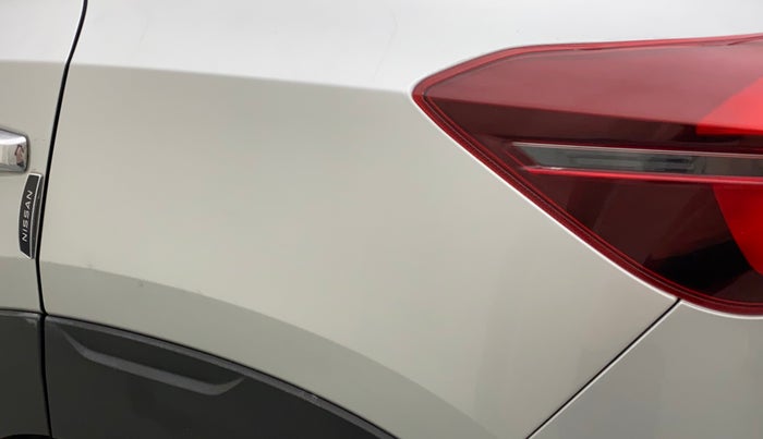 2022 Nissan MAGNITE XV TURBO CVT, Petrol, Automatic, 18,193 km, Left quarter panel - Slightly dented