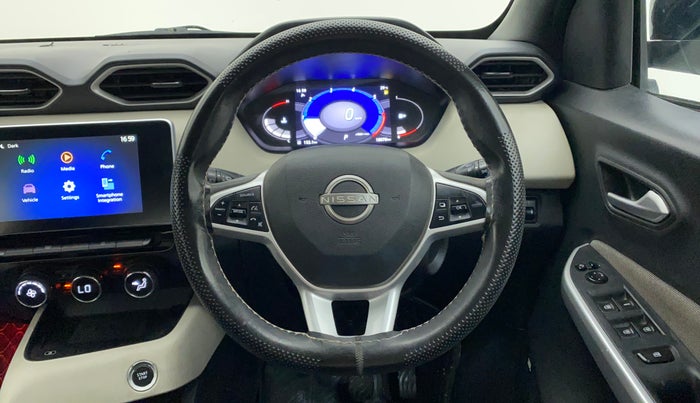 2022 Nissan MAGNITE XV TURBO CVT, Petrol, Automatic, 18,193 km, Steering Wheel Close Up