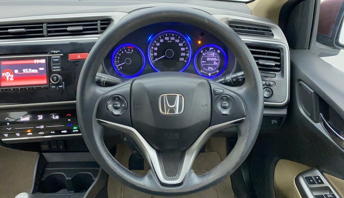 2014 Honda City V MT PETROL, Petrol, Manual, 54,297 km, Steering Wheel Close Up