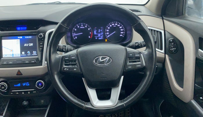 2019 Hyundai Creta 1.6 VTVT SX AUTO, Petrol, Automatic, 29,953 km, Steering Wheel Close Up