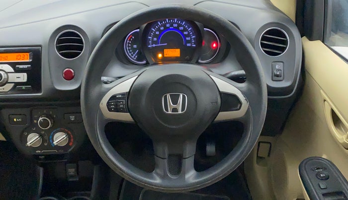 2015 Honda Brio S MT, Petrol, Manual, 37,409 km, Steering Wheel Close Up