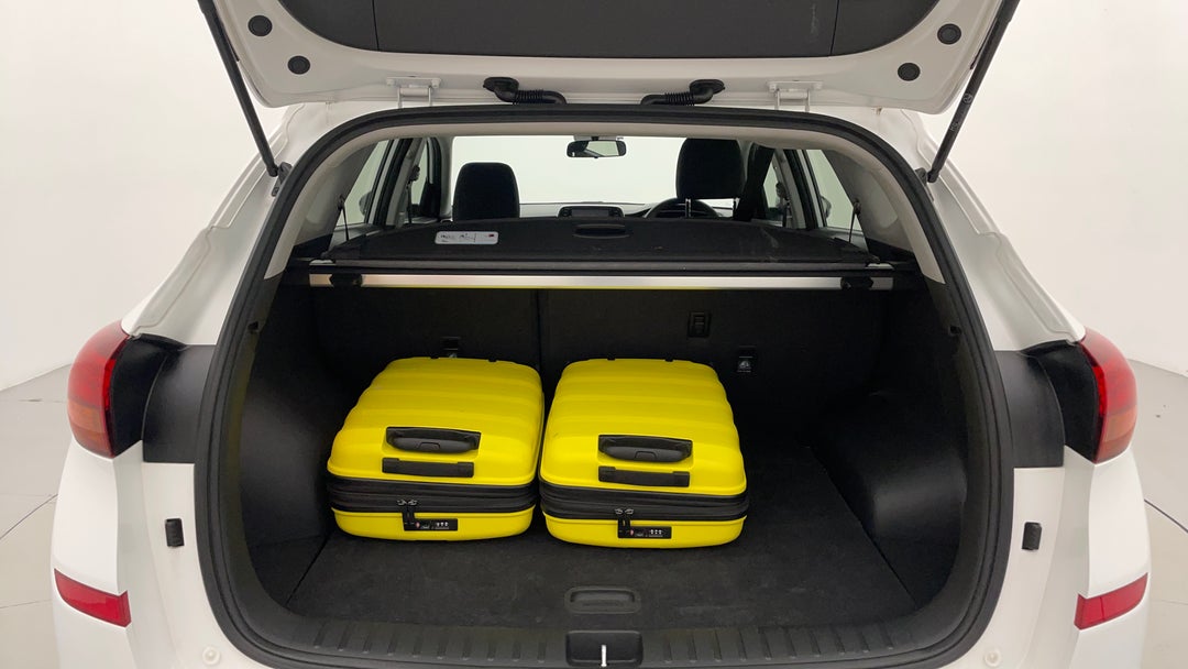 Boot Inside View with Luggage