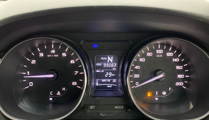 2018 Tata Tiago XZA 1.2 REVOTRON, Petrol, Automatic, 99,192 km, Odometer Image