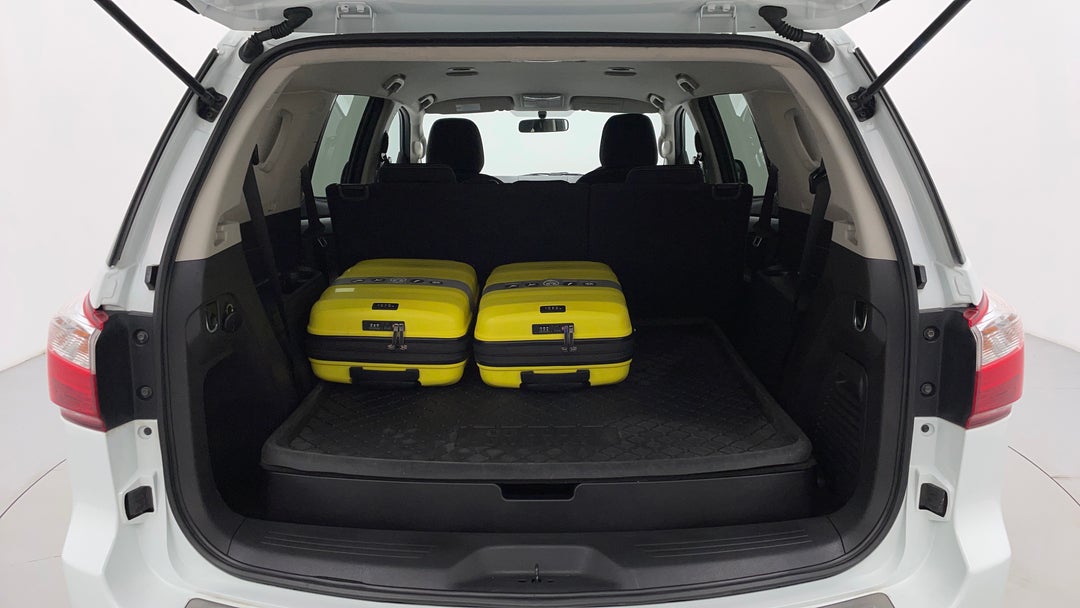 Boot Inside View with Luggage