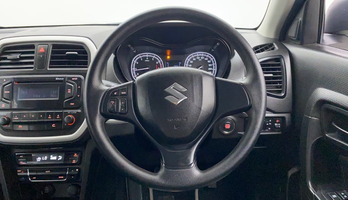 2022 Maruti BREZZA VXI SMART HYBRID, Petrol, Manual, 4,786 km, Steering Wheel Close Up