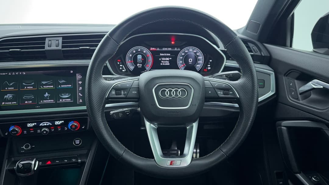 2022 Audi Q3 40 Tfsi Quattro S Line, Automatic, 33348 km, Steering Wheel Close-up