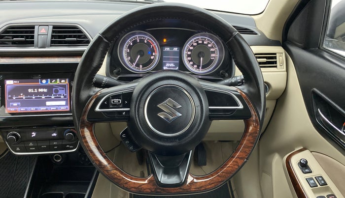 2019 Maruti Dzire ZXI Plus, Petrol, Manual, 26,450 km, Steering Wheel Close Up