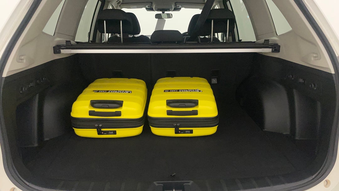 Boot Inside View with Luggage