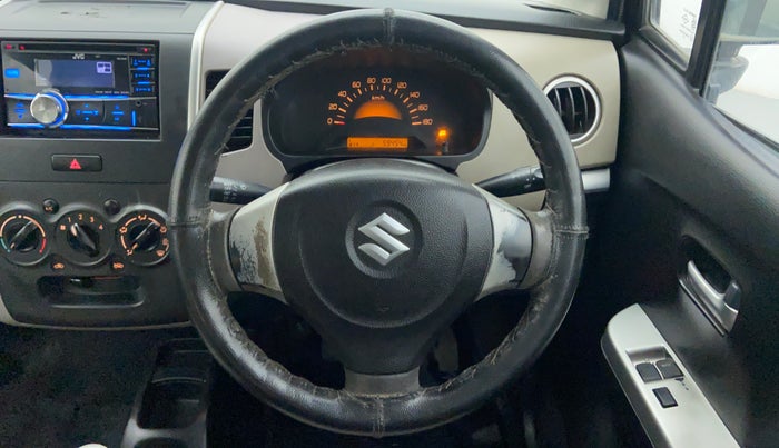 2013 Maruti Wagon R 1.0 LXI CNG, CNG, Manual, 59,607 km, Steering Wheel Close Up