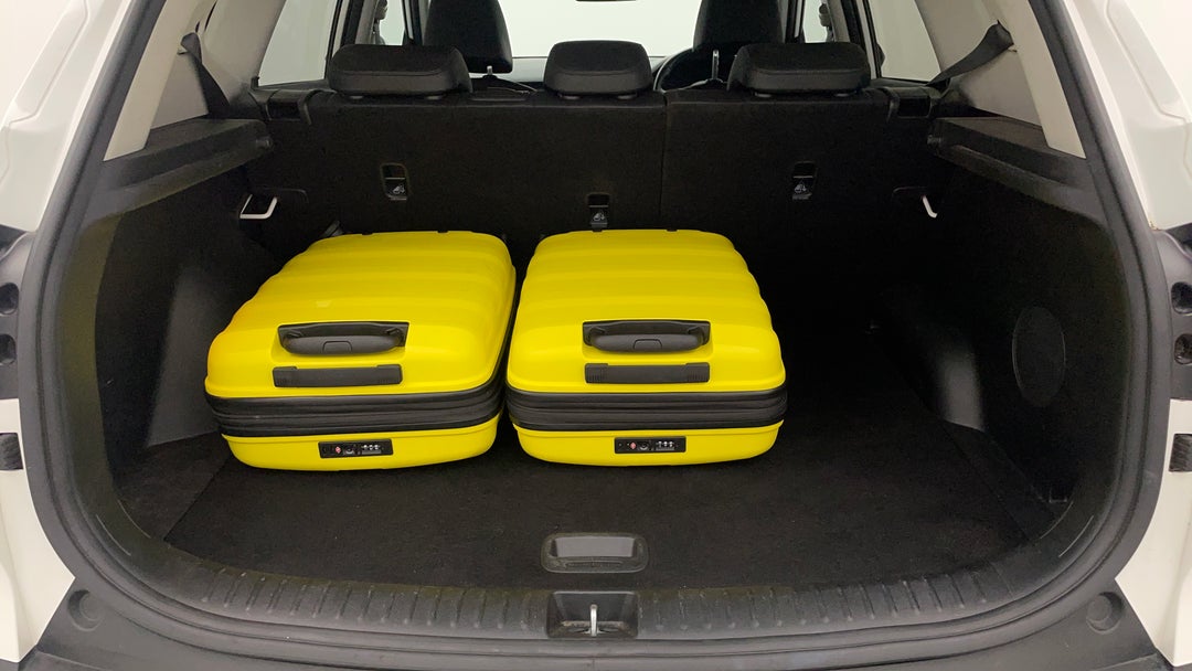 Boot Inside View with Luggage