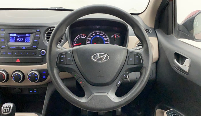 2016 Hyundai Grand i10 SPORTZ 1.2 KAPPA VTVT, Petrol, Manual, 38,626 km, Steering Wheel Close Up