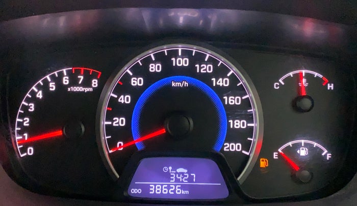 2016 Hyundai Grand i10 SPORTZ 1.2 KAPPA VTVT, Petrol, Manual, 38,626 km, Odometer Image