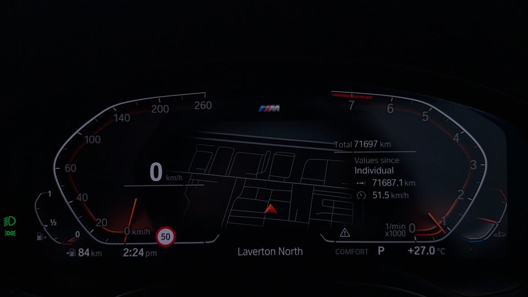 2023 BMW X3 xDrive30i M Sport, Automatic, 71697 km, Odometer View