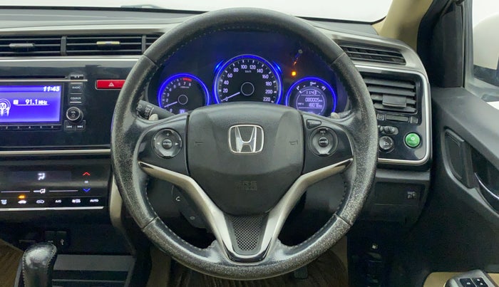 2015 Honda City VX CVT PETROL, Petrol, Automatic, 80,005 km, Steering Wheel Close Up