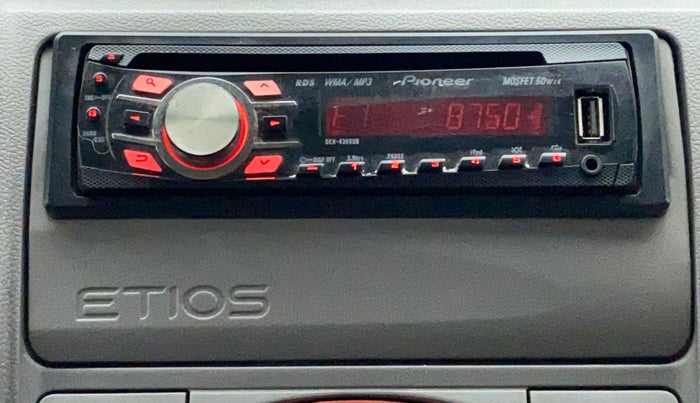 2011 Toyota Etios G, Petrol, Manual, 48,236 km, Infotainment System