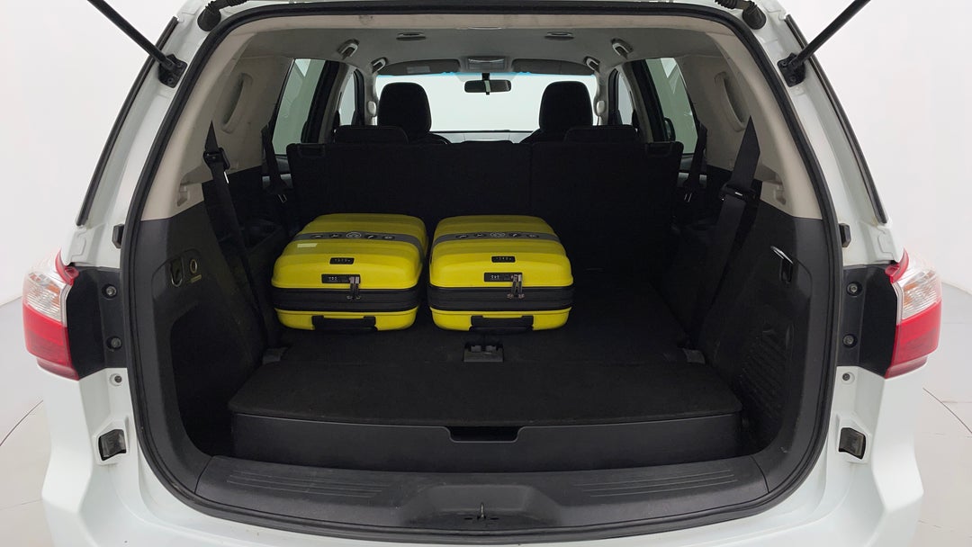 Boot Inside View with Luggage