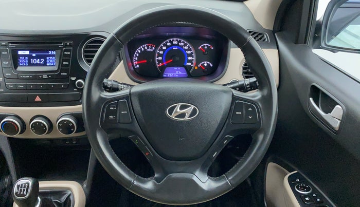 2015 Hyundai Grand i10 ASTA 1.2 KAPPA VTVT, Petrol, Manual, 29,328 km, Steering Wheel Close Up