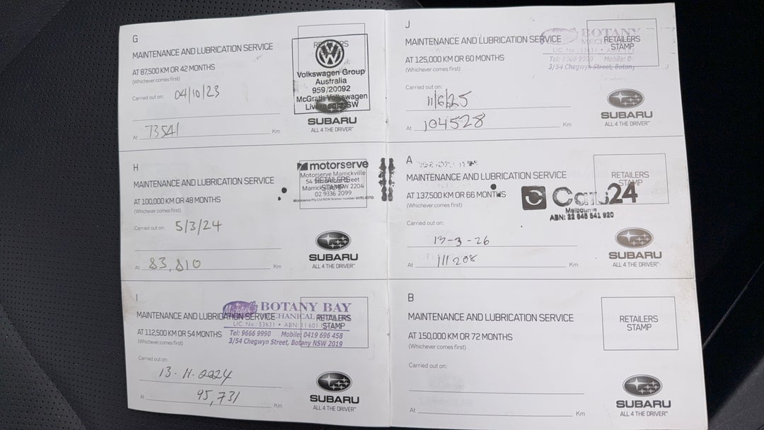 2014 Subaru Forester 2.0xt Premium, Automatic, 111209 km, Service History