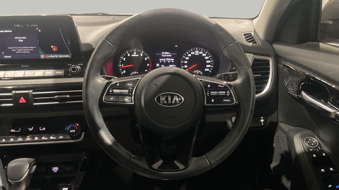 2020 Kia Seltos Sport+ (FWD), Automatic, 36727 km, Steering Wheel Close-up