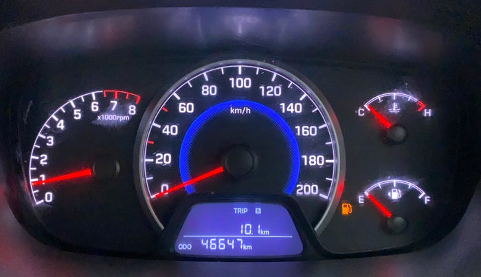 2015 Hyundai Grand i10 SPORTZ 1.2 KAPPA VTVT, Petrol, Manual, 46,777 km, Odometer Image