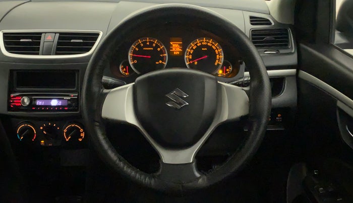 2012 Maruti Swift VXI, Petrol, Manual, 52,106 km, Steering Wheel Close Up
