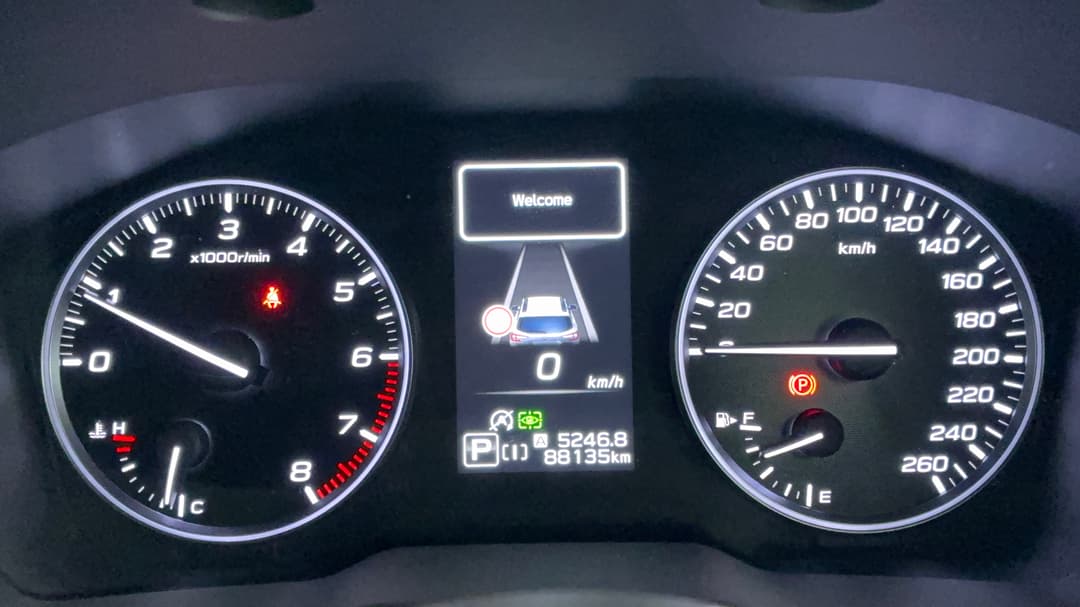 2022 Subaru Outback AWD, Automatic, 88135 km, Odometer View