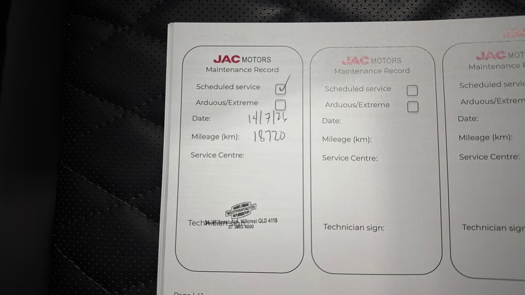 2024 Jac T9 Haven (4x4), Automatic, 21947 km, Service History