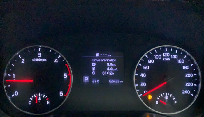 2020 KIA SELTOS HTK PLUS AT 1.5 DIESEL, Diesel, Automatic, 82,433 km, Odometer Image