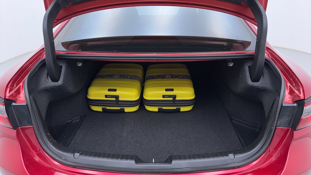 Boot Inside View with Luggage
